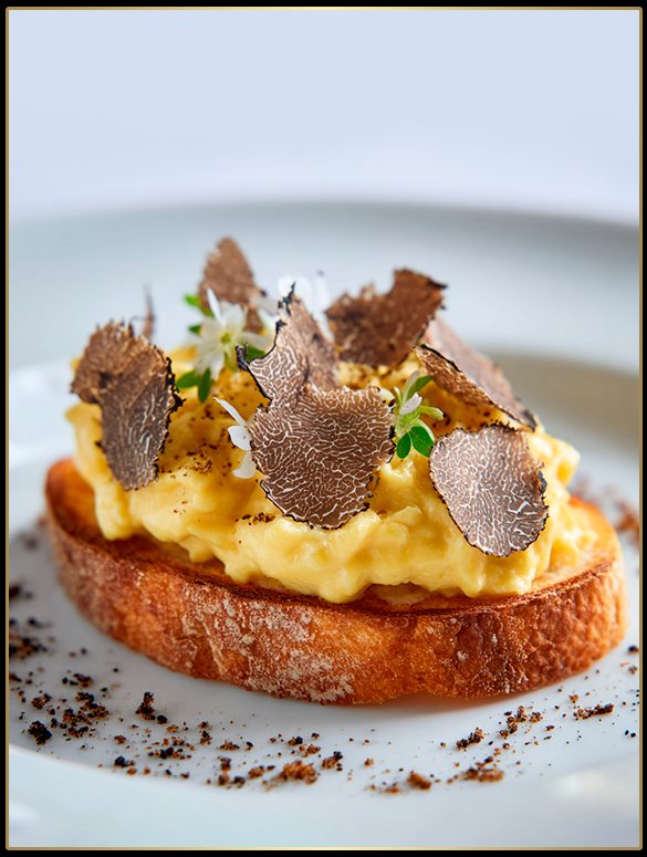 Truffle Scrambled Eggs